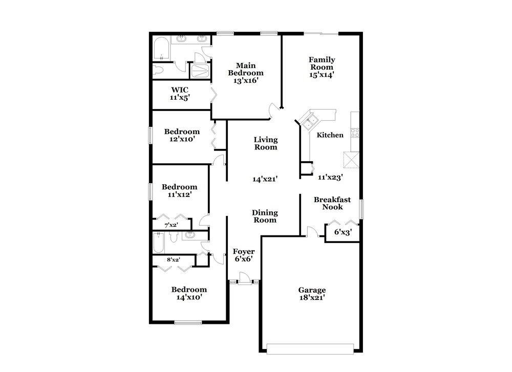 4-Bed Rental on 2621 Fernleaf Dr photo 2