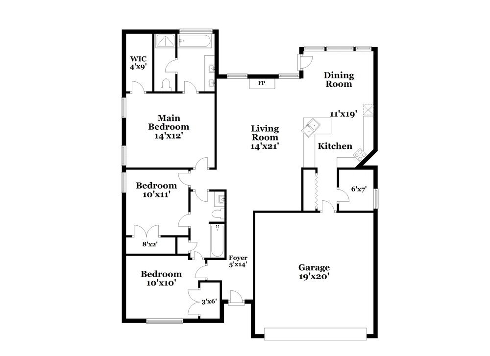 3-Bed Rental on 25 Collins Trce photo 2