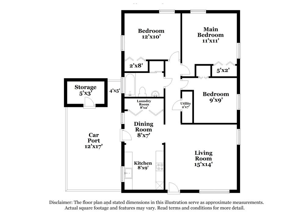 3-Bed Rental on 645 Melrose Dr photo 2
