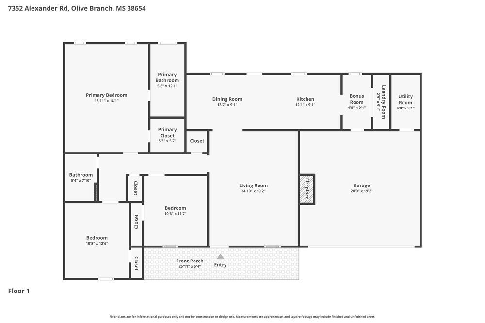 3-Bed Rental on 7352 Alexander Rd photo 2