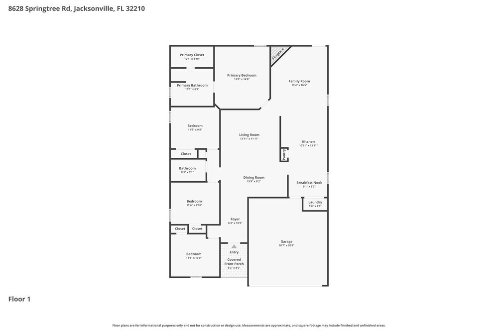 4-Bed Rental on 8628 Springtree Rd photo 2