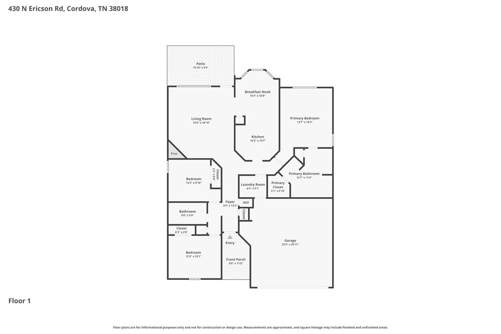 3-Bed Rental on 430 N Ericson photo 2