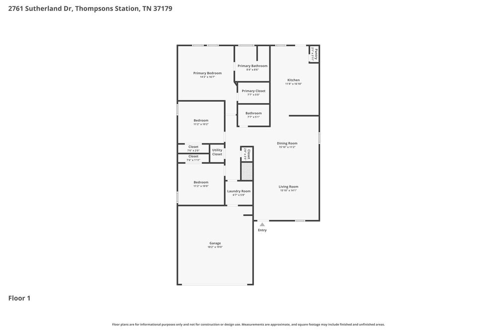 3-Bed Rental on 2761 Sutherland Dr photo 2