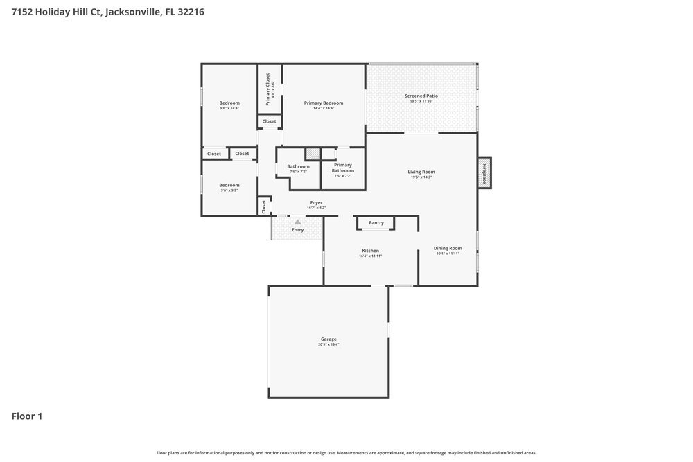 3-Bed Rental on 7152 Holiday Hill photo 2