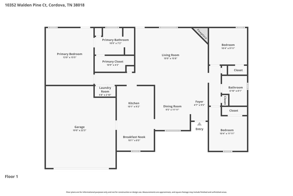 3-Bed Rental on 10352 Walden Pine photo 2