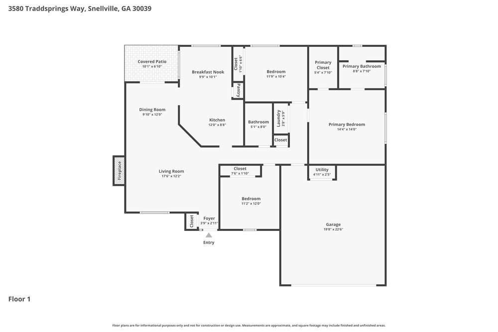 3-Bed Rental on 3580 Traddsprings Way photo 2