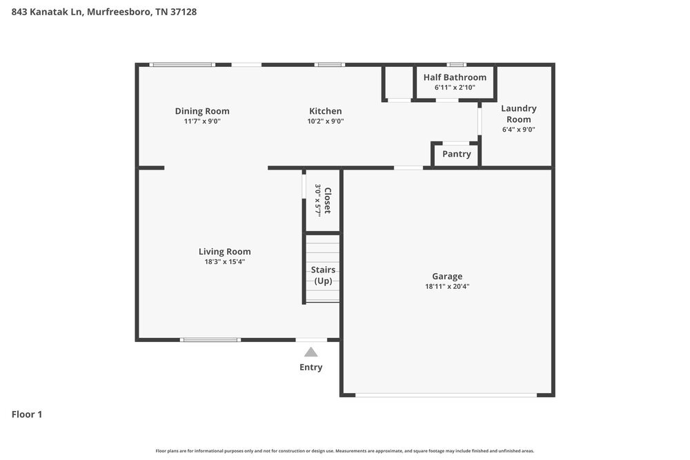 3-Bed Rental on 843 Kanatak Ln photo 2