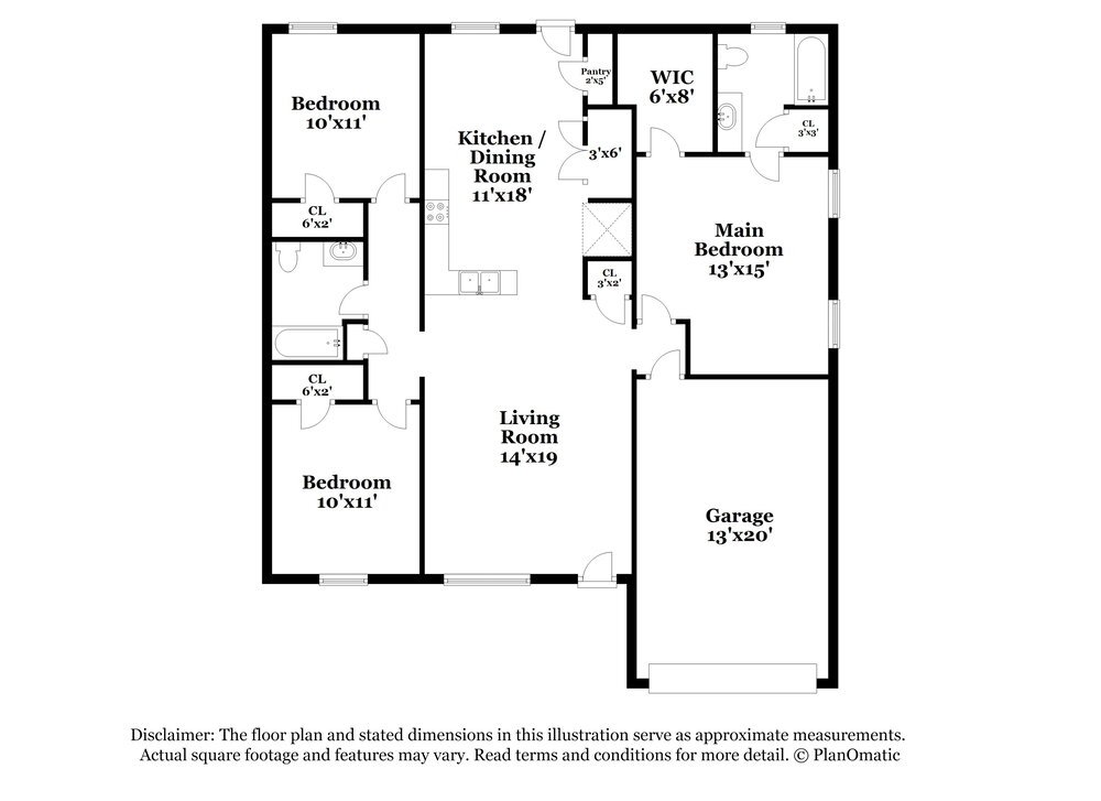 3-Bed Rental on 7552 W Winchester photo 2