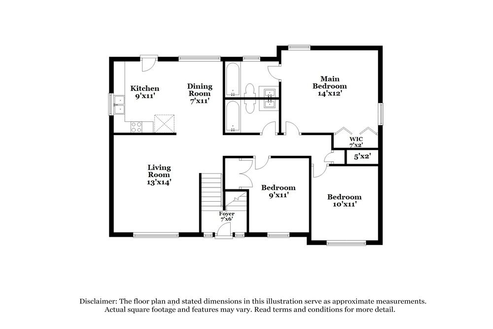 3-Bed Rental on 7336 Westwood Ln photo 2