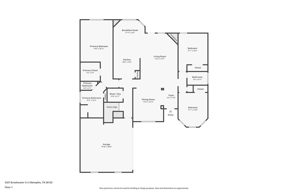 3-Bed Rental on 5327 Brookwater Cv photo 2