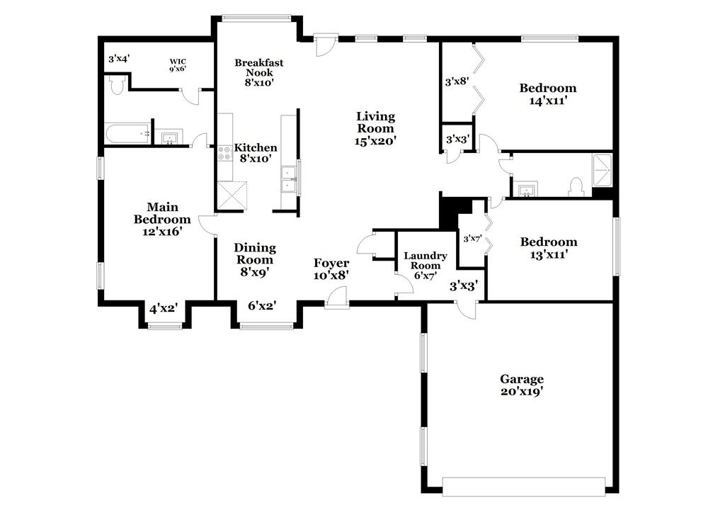 3-Bed Rental on 104 Nanci Ct photo 2