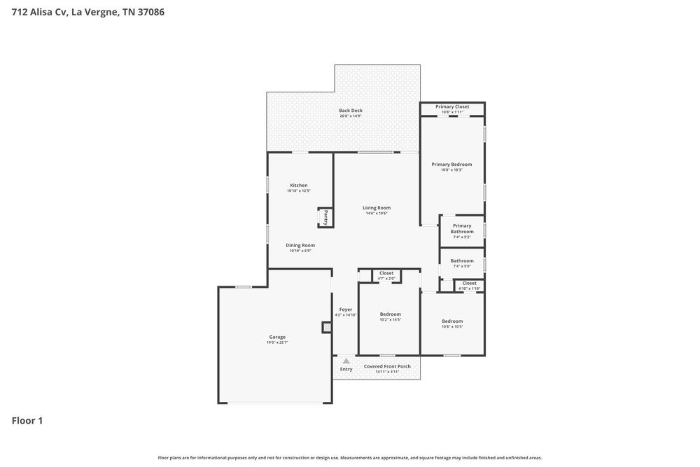 3-Bed Rental on 712 Alisa Cv photo 2