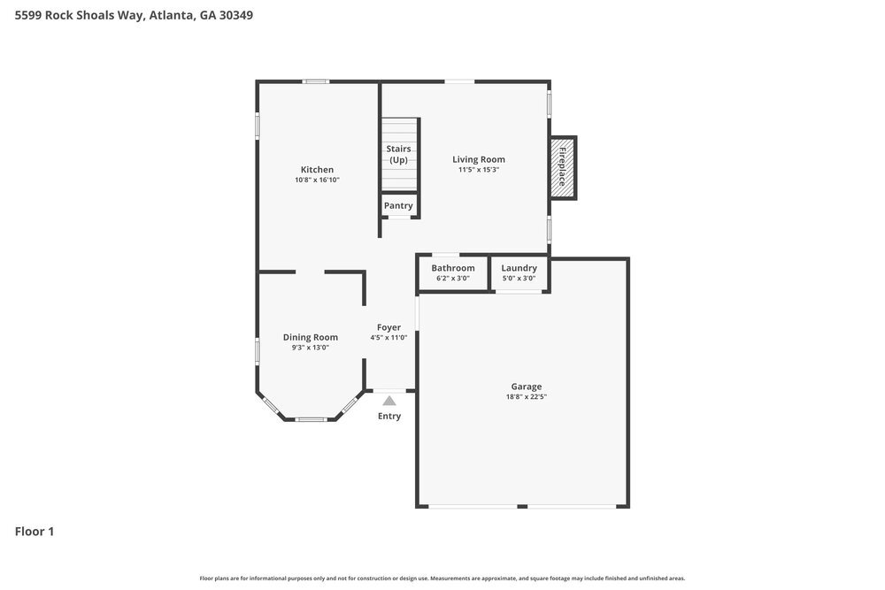 3-Bed Rental on 5599 Rock Shoals photo 2