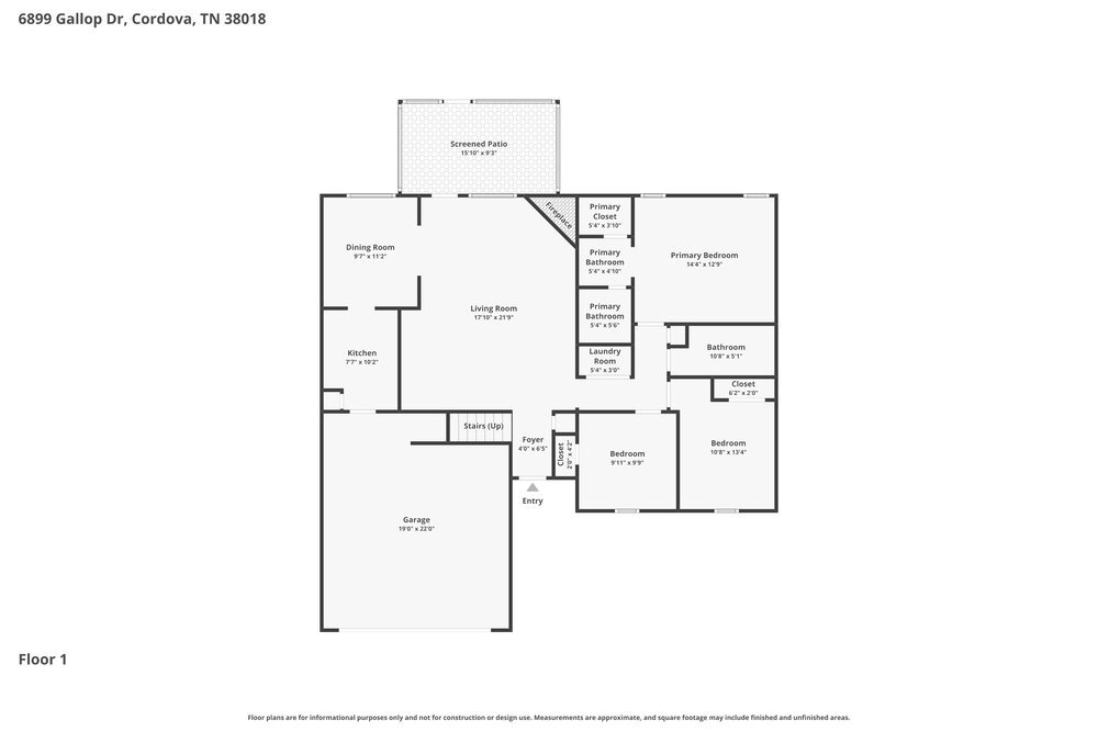3-Bed Rental on 6899 Gallop Dr photo 2