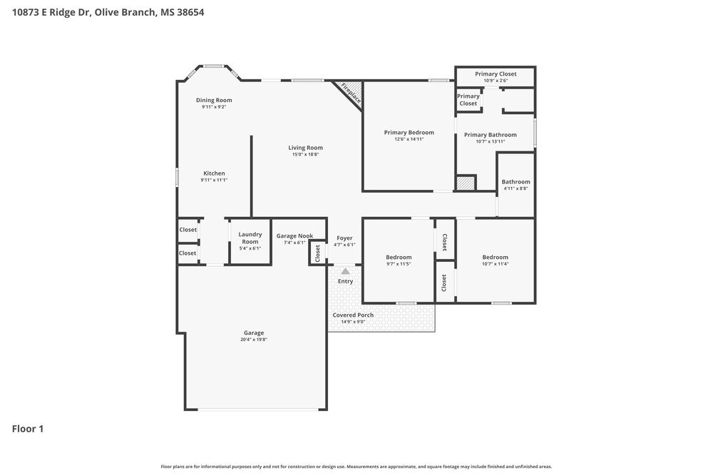 3-Bed Rental on 10873 E Ridge photo 2