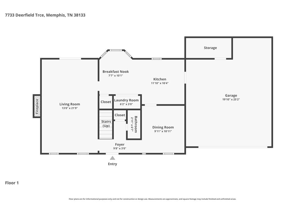 3-Bed Rental on 7733 Deerfield Trce photo 2