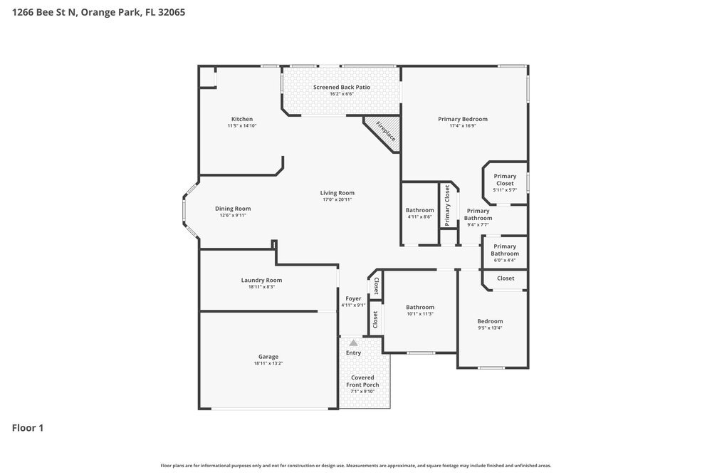 3-Bed Rental on 1266 Bee St photo 2