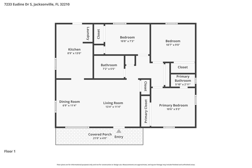3-Bed Rental on 7233 Eudine Dr photo 2