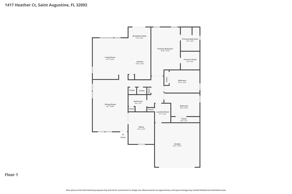 3-Bed Rental on 1417 Heather Ct photo 2
