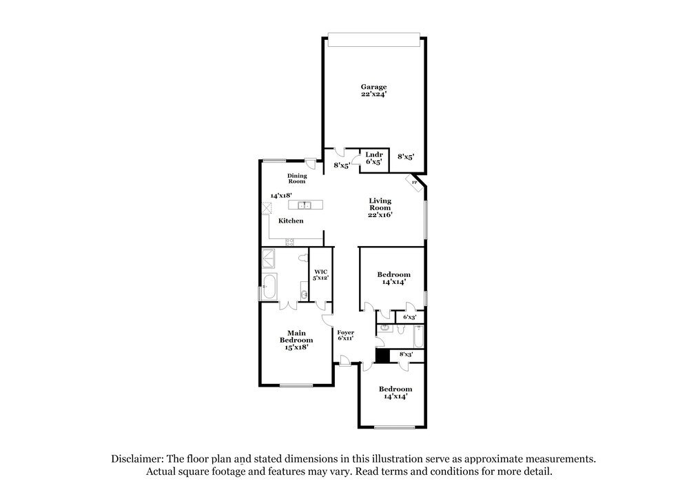 3-Bed Rental on 1719 Brentford Cv photo 2
