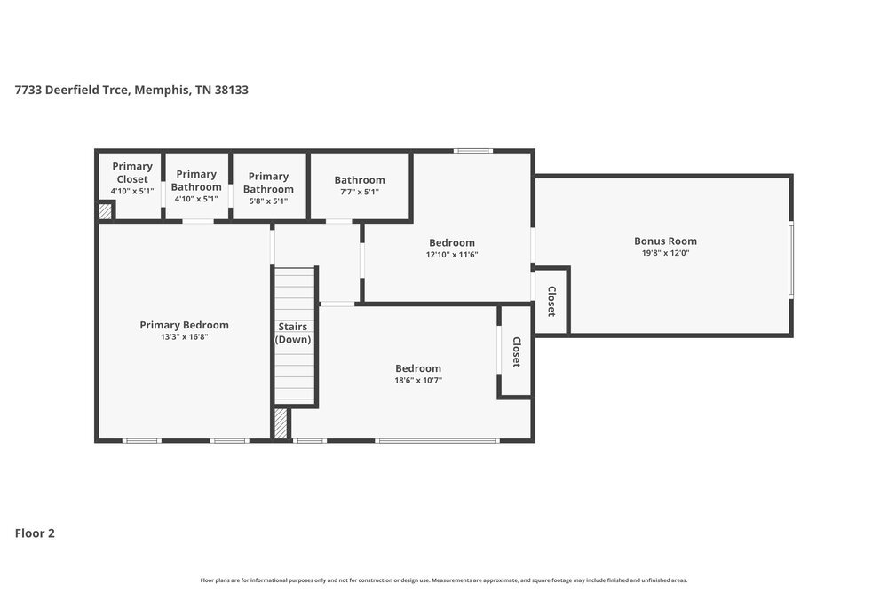 3-Bed Rental on 7733 Deerfield Trce photo 3