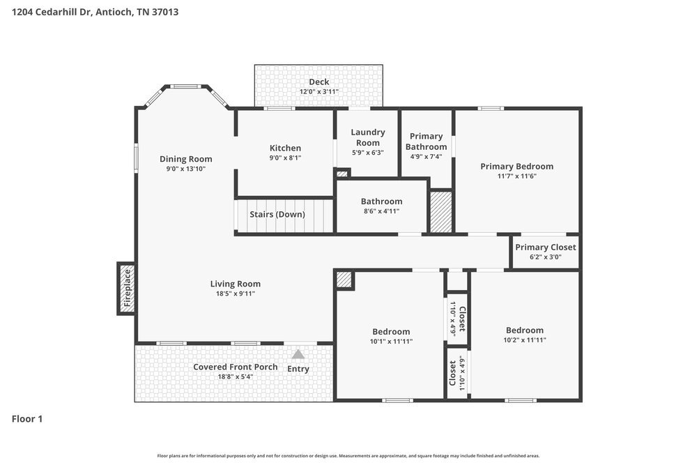 3-Bed Rental on 1204 Cedarhill Dr photo 3