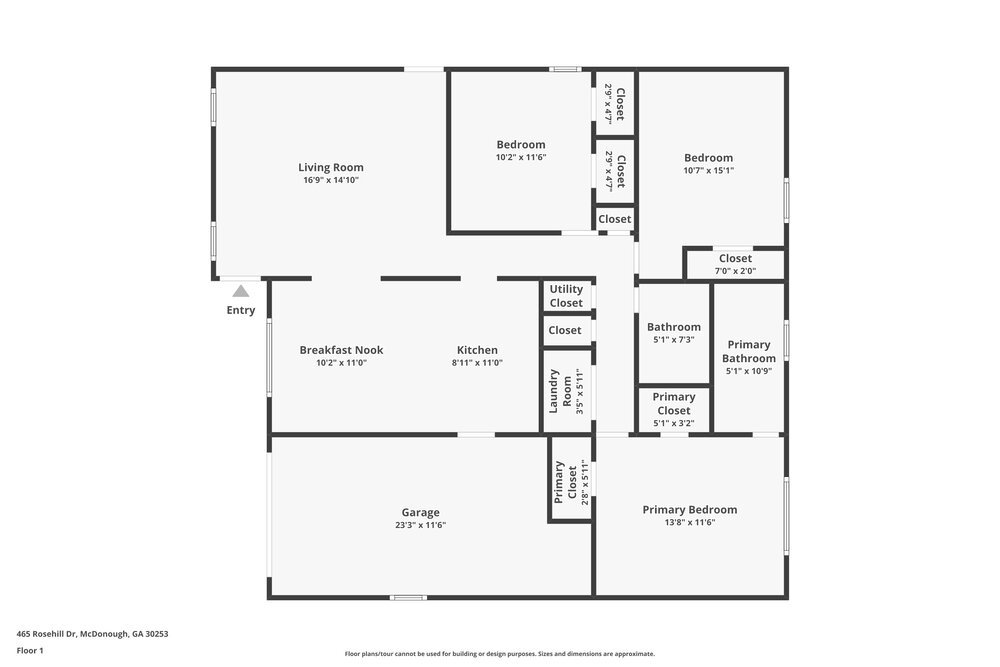 3-Bed Rental on 465 Rosehill Drive photo 2