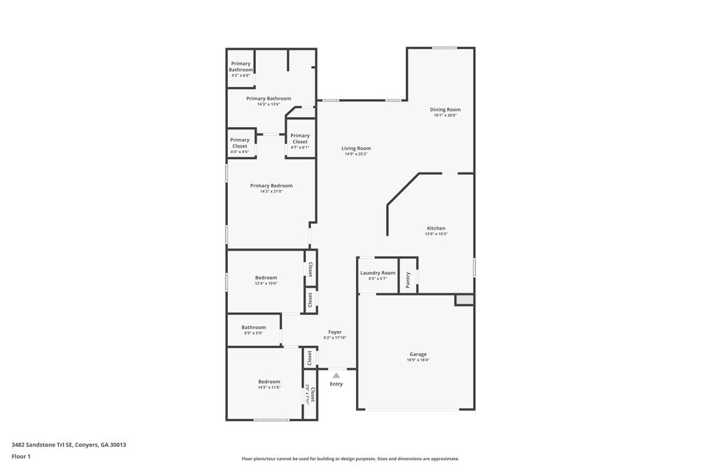 3-Bed Rental on 3482 Sandstone Trl photo 2