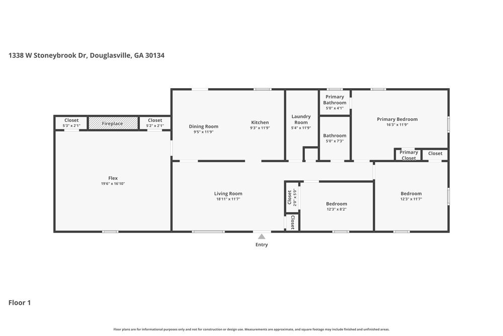 3-Bed Rental on 1338 W Stoneybrook photo 2