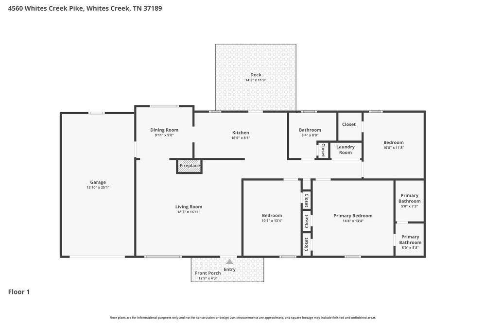 3-Bed Rental on 4560 Whites Creek photo 2