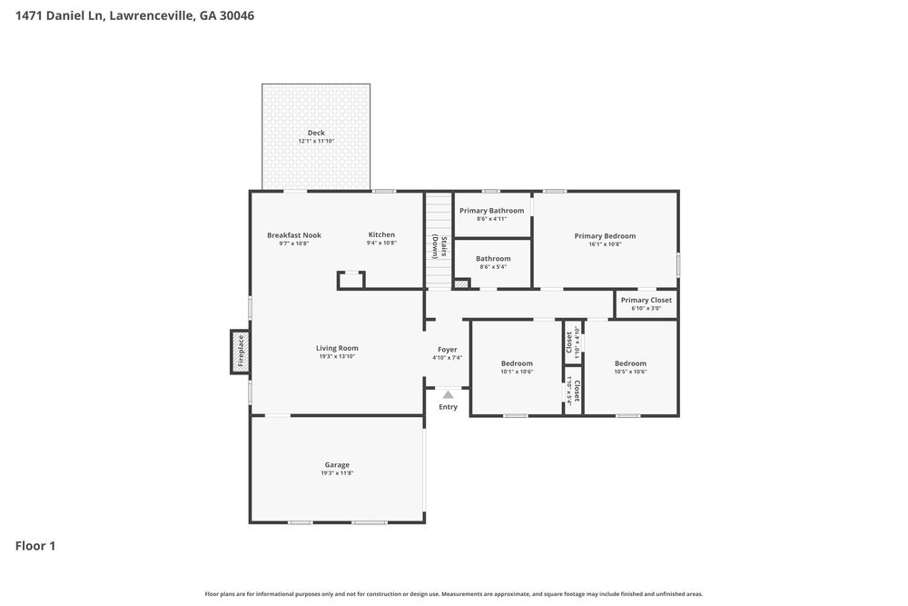 3-Bed Rental on 1471 Daniel Ln photo 2
