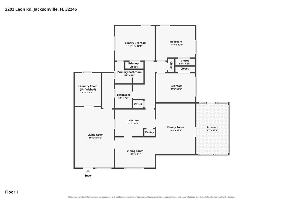 3-Bed Rental on 2202 Leon Rd photo 2