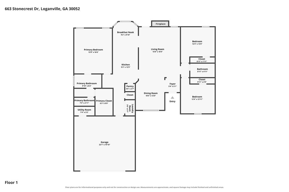 3-Bed Rental on 663 Stonecrest Dr photo 2