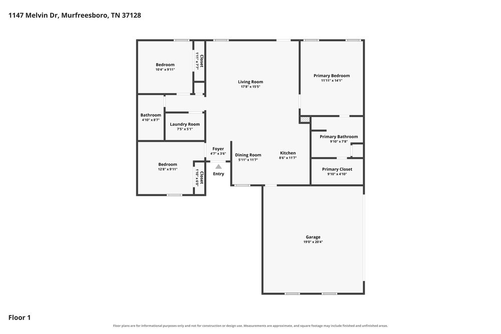 3-Bed Rental on 1147 Melvin Dr photo 2