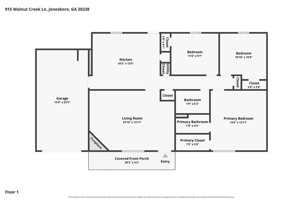 3-Bed Rental on 915 Walnut Creek photo 2