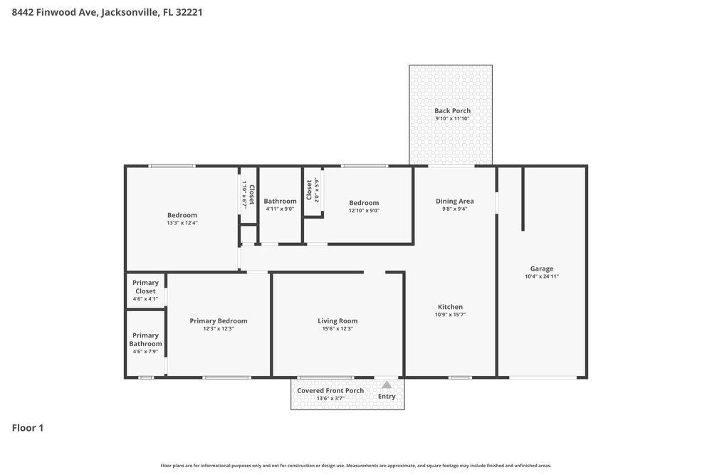 3-Bed Rental on 8442 Finwood Ave photo 2