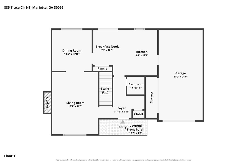 3-Bed Rental on 885 Trace Cir photo 3